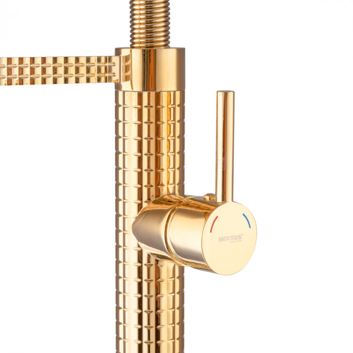 Змішувач для кухні Mixxus Premium Spark 017 GOLD (MI6972)