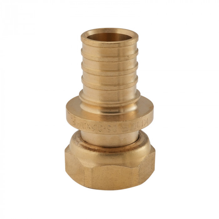 Перехідник з накидною гайкою під плоске ущільнення Koer KA.A08F-25S - 25(3.5mm) x 3/4"F (KR4868)