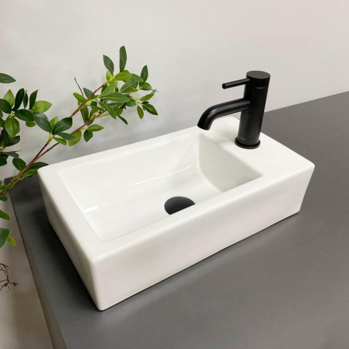 Умивальник (раковина) VBI LECCE L WHITE накладний підвісний