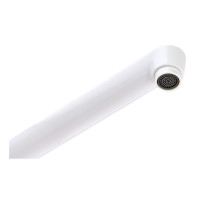 Змішувач для ванни Plamix Omega-140 Euro White (без шланга та лійки) (PM0648)