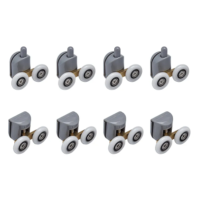 Комплект роликів для кабіни Mixxus Rollers SCP03-4x4 Graphite подвійний 4 вер.+4 ниж.(сірий) (MI8163)
