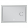 Дзеркало MIXXUS PREMIUM QUADRO MR20-120x80 з LED Touch, Anti-fog, димером, рег. яскравості, лінзою (MP6624)
