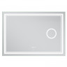 Дзеркало MIXXUS PREMIUM QUADRO MR20-120x80 з LED Touch, Anti-fog, димером, рег. яскравості, лінзою (MP6624)