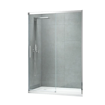 Двері в нішу Koer SR SD05-140x200-TR-01 прозоре скло Easy Clean 6мм, хром (KR5406)