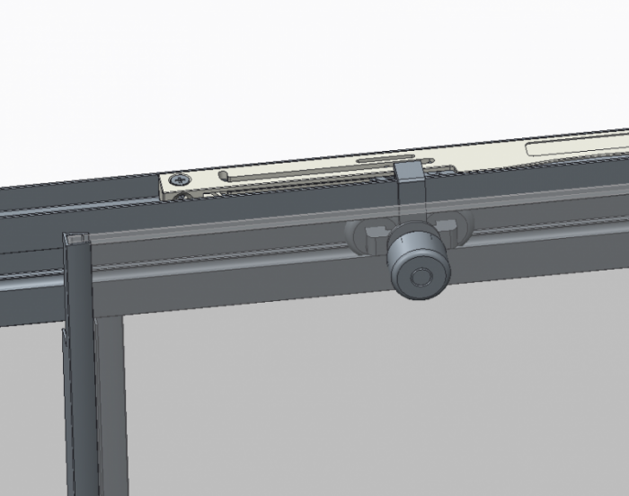 Двері в нішу Koer SR SD05-140x200-TR-01 прозоре скло Easy Clean 6мм, хром (KR5406)