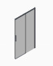 Двері в нішу Koer SR SD05-140x200-TR-01 прозоре скло Easy Clean 6мм, хром (KR5406)