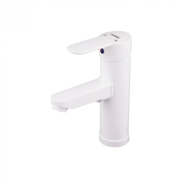 Змішувач для умивальника Plamix Raul-001-A White (без підведення) (PM0651)