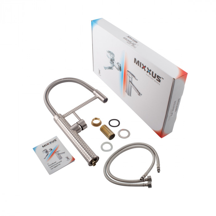 Змішувач для кухні Mixxus Premium Spark 017 SS COLOR (MI6971)