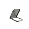Сидіння-кришка для унітазу Mixxus Premium SEAT COVER QUADRO-2004 GRAY 425х358х32mm дюропласт (MP6686)