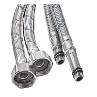 Гнучке підведення Champion FH-01-F1/2"xM10-100 нержавійка (пара) (AC0671)