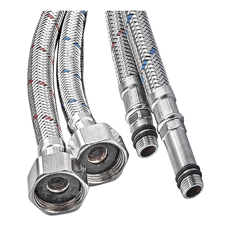 Гнучке підведення Champion FH-01-F1/2"xM10-100 нержавійка (пара) (AC0671)