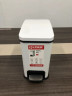 Відро для сміття з плавним закриттям прямокутне KOER TC-010108-08 8 л (колір білий) (KR5592)