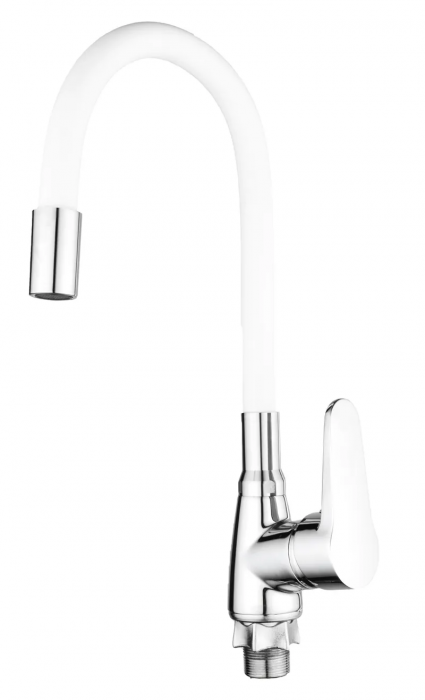 Змішувач для кухні Mixxus Elvis 014 (Nut) Refl.White (без підведення) (MI6309)