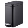 Відро для сміття з плавним закриттям прямокутне MIXXUS PREMIUM QUADRO-TC0105 BLACK 5 л (колір чорний) (MI7061)