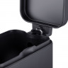 Відро для сміття з плавним закриттям прямокутне MIXXUS PREMIUM QUADRO-TC0105 BLACK 5 л (колір чорний) (MI7061)