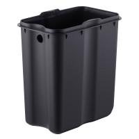Відро для сміття з плавним закриттям прямокутне MIXXUS PREMIUM QUADRO-TC0105 BLACK 5 л (колір чорний) (MI7061)