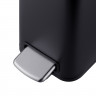 Відро для сміття з плавним закриттям прямокутне MIXXUS PREMIUM QUADRO-TC0105 BLACK 5 л (колір чорний) (MI7061)