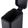 Відро для сміття з плавним закриттям прямокутне MIXXUS PREMIUM QUADRO-TC0105 BLACK 5 л (колір чорний) (MI7061)