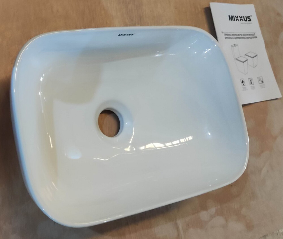 Раковина накладна MIXXUS PREMIUM DIVERSE-0103 360х250х115mm (MP6539)