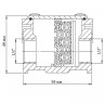 Фільтр газовий 1/2" Koer KG.F01.A (KR3103)