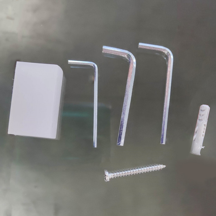 Душова перегородка Koer SR SP03-120x200-TR-01 Walk-In прозоре скло Easy Clean 8мм, хром (KR5398)