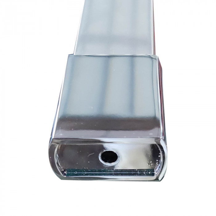 Душова перегородка Koer SR SP03-120x200-TR-01 Walk-In прозоре скло Easy Clean 8мм, хром (KR5398)