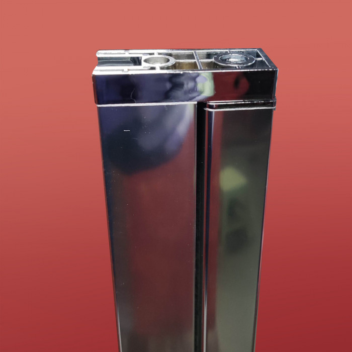 Душова перегородка Koer SR SP03-120x200-TR-01 Walk-In прозоре скло Easy Clean 8мм, хром (KR5398)