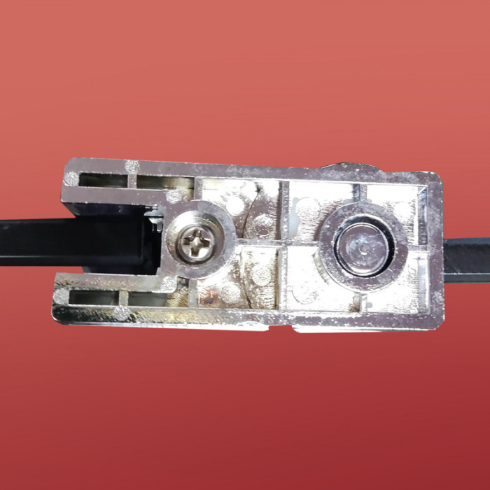 Душова перегородка Koer SR SP03-120x200-TR-01 Walk-In прозоре скло Easy Clean 8мм, хром (KR5398)