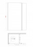 Душова перегородка Koer SR SP03-120x200-TR-01 Walk-In прозоре скло Easy Clean 8мм, хром (KR5398)