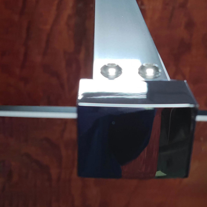 Душова перегородка Koer SR SP03-120x200-TR-01 Walk-In прозоре скло Easy Clean 8мм, хром (KR5398)