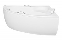 Ванна акриловая NATALIA Premium 150х100 правая (подголовник + ручки) без ног и строения