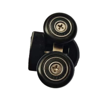 Ролики для душових кабін подвійні колеса MIXXUS PREMIUM ROLLERS SCP01-1 BLACK верхні (23mm для DIVERSE SC01, SC02, SD01) (MI7163)