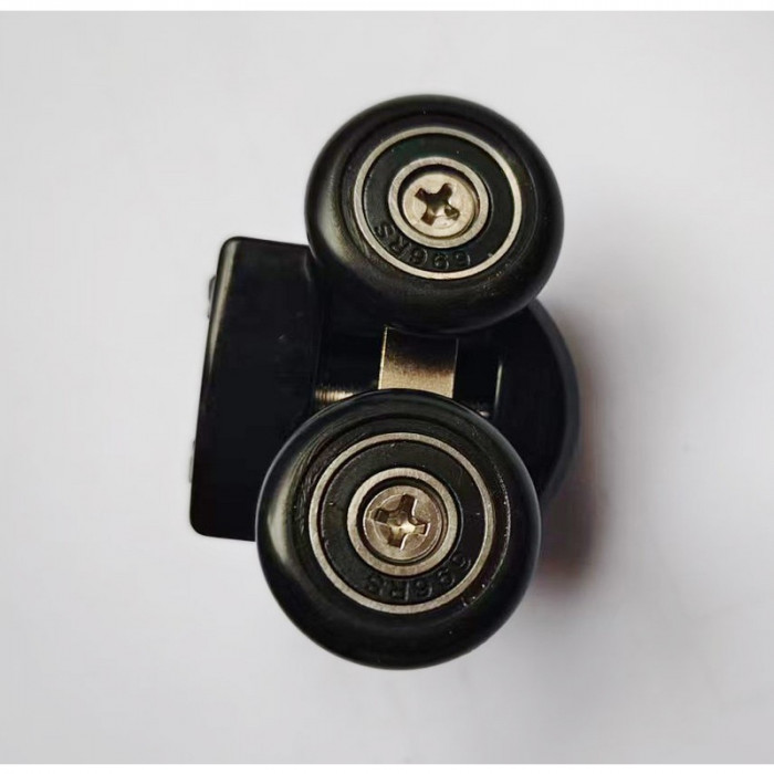 Ролики для душових кабін подвійні колеса MIXXUS PREMIUM ROLLERS SCP01-1 BLACK верхні (23mm для DIVERSE SC01,SC02,SD01) (MI7163)