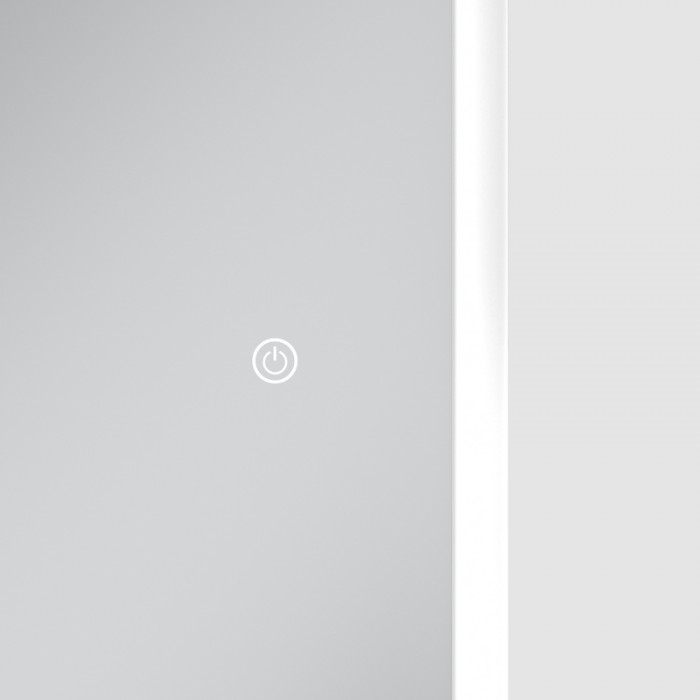 Дзеркало Mixxus Premium OLIVARY MR19-100x80-Reverse з Led Touch, Anti-fog, димером (3-6,5kK) (MP6629)