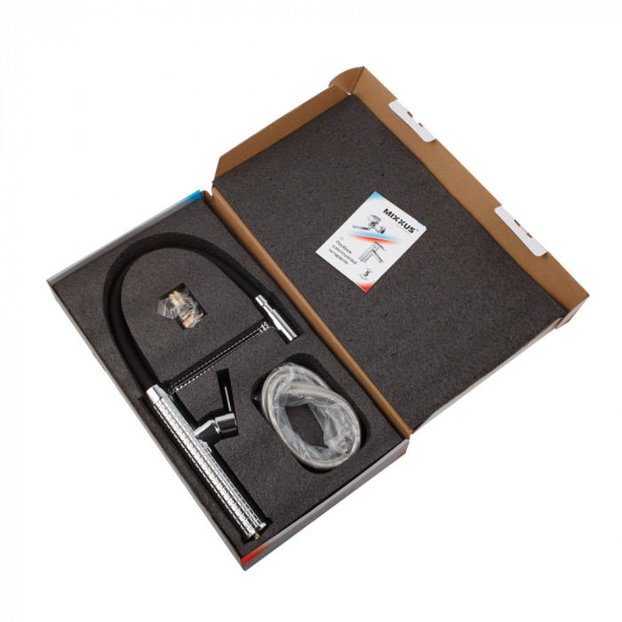 Змішувач для кухні Mixxus Premium Oliwer 017 REFL.BLACK (MI6965)