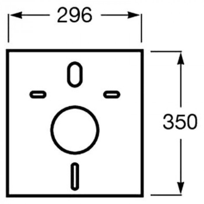 Звукоизолирующая пластина ROCA для унитазов и биде A890063000