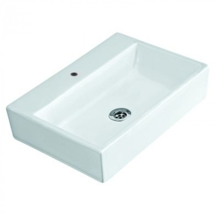 Раковина JAQUAR Florentine накладна 510x360 мм, біла FLS-WHT-5931