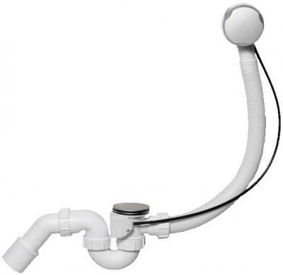Сифон для ванни (автомат) 40/50 Сталь SZC HC31M-S2-SC