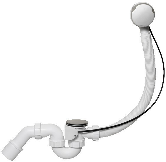 Сифон для ванни (автомат) 40/50 Сталь SZC HC31M-S2-SC