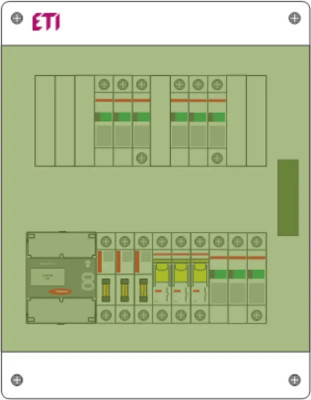 Щит АВР для однофазних гібридних систем G24