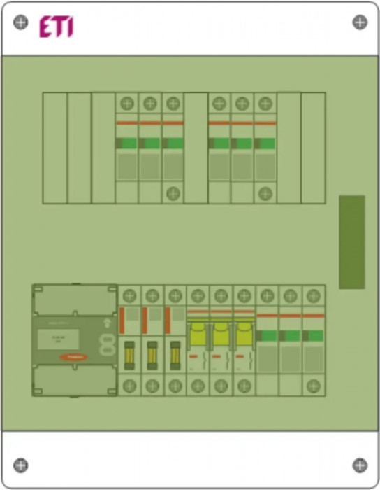 Щит АВР для однофазних гібридних систем G24