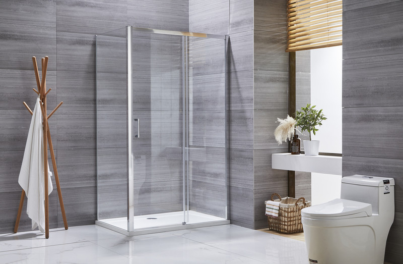 Душова кабіна без піддону MIXXUS PREMIUM DIVERSE SC03-100x80x195-TR CHROME прозоре скло 6мм (MI6865)