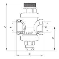 Редуктор тиску Koer KR.1252 3/4 "(KR2664)