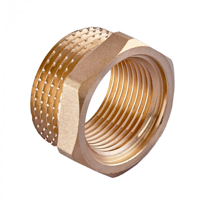 Футорка Koer KF.F0610.WN - 1"x1/2" без нікелю (MX1536)