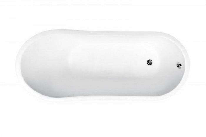 Ванна GLORIA GLAM золота 160х68 з сифоном клік-клак