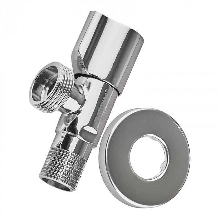 Кран для підключення сантехприладів Zerix BAV-02-1/2x3/4 (ZX5098)