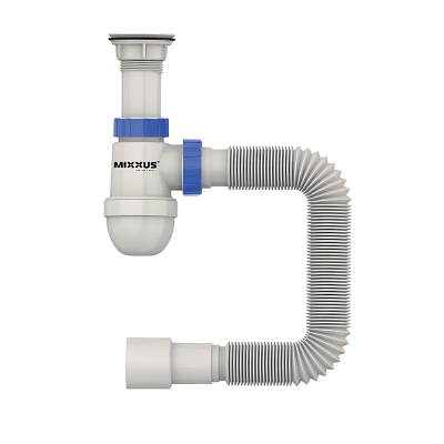 Сифон для умивальника Mixxus SU-06-A 1 1/2&quot;x40 з пластиковим випуском (MI8183)