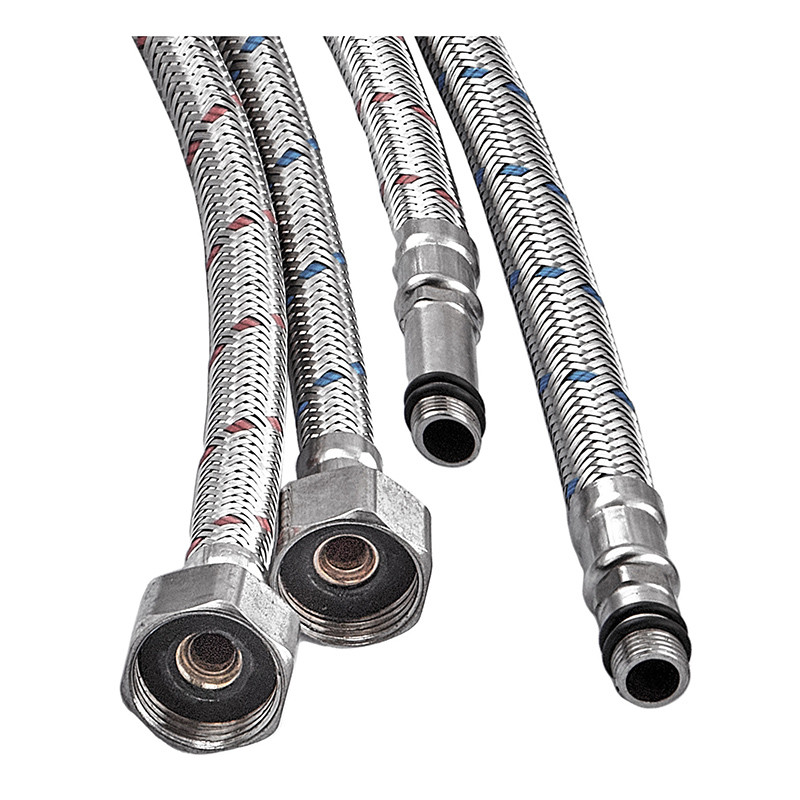 Гнучке підведення Champion FH-01-F1/2"xM10-60 нержавійка (пара) (AC0669)
