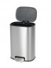 Відро для сміття з плавним закриттям овальне Mixxus Premium Diverse-TC0105 SS Color 5л колір наржавійка (MI7078)