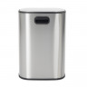Відро для сміття з плавним закриттям овальне Mixxus Premium Diverse-TC0105 SS Color 5л колір наржавійка (MI7078)